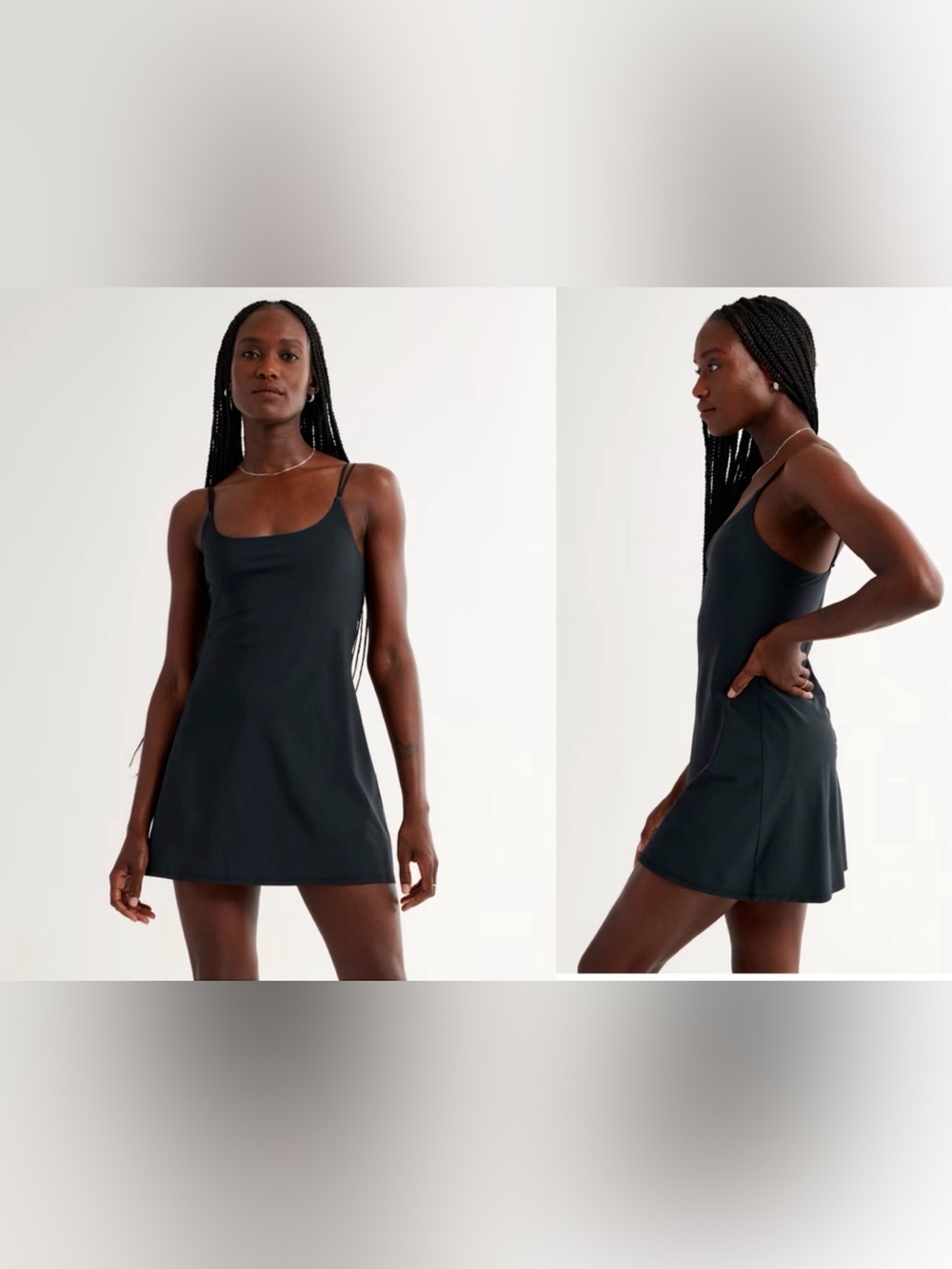 NWOT ABERCROMBIE AND FITCH XXLT BLACK ONYX TRAVELER ATHLETIC/TENNIS DRESS